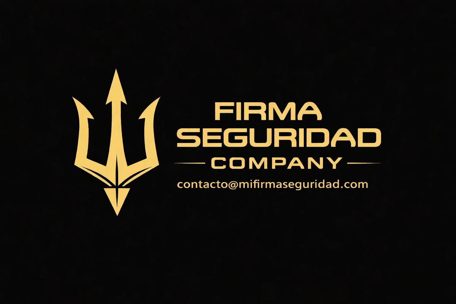 Logo institucional de Firma Seguridad Company SpA, guardias, binomios K9 y monitoreo 24/7 en Chile
